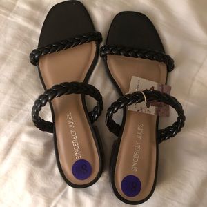 Black sandals